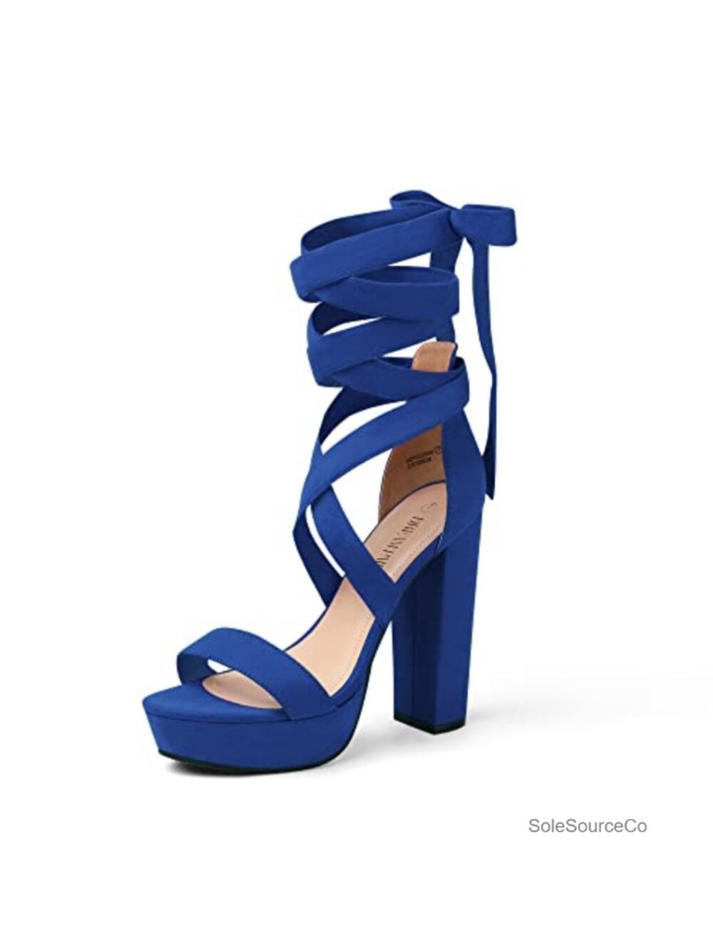 Women's Strappy Gladiator Chunky Heels Platform Open Toe Block Heel Sandals